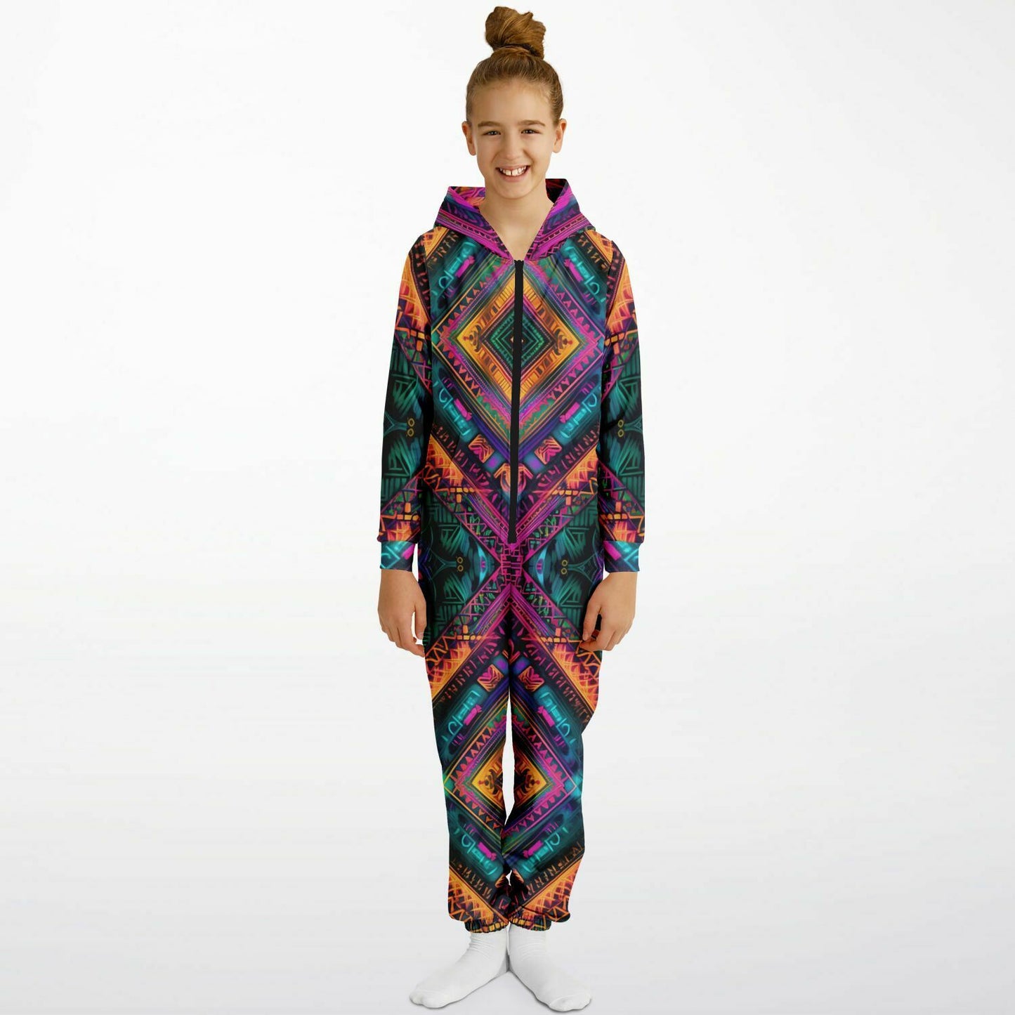 Hyper mandala Athletic Youth Jumpsuit