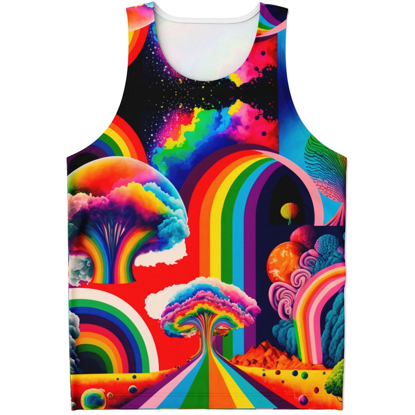 Road to the Rainbow Unisex Tank Top