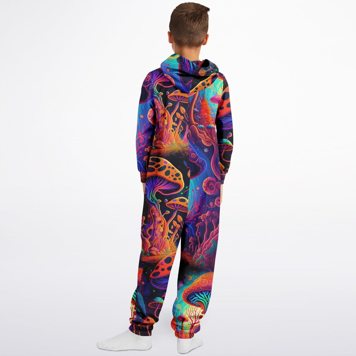 Mushrooms Effect Athletic Youth Jumpsuit