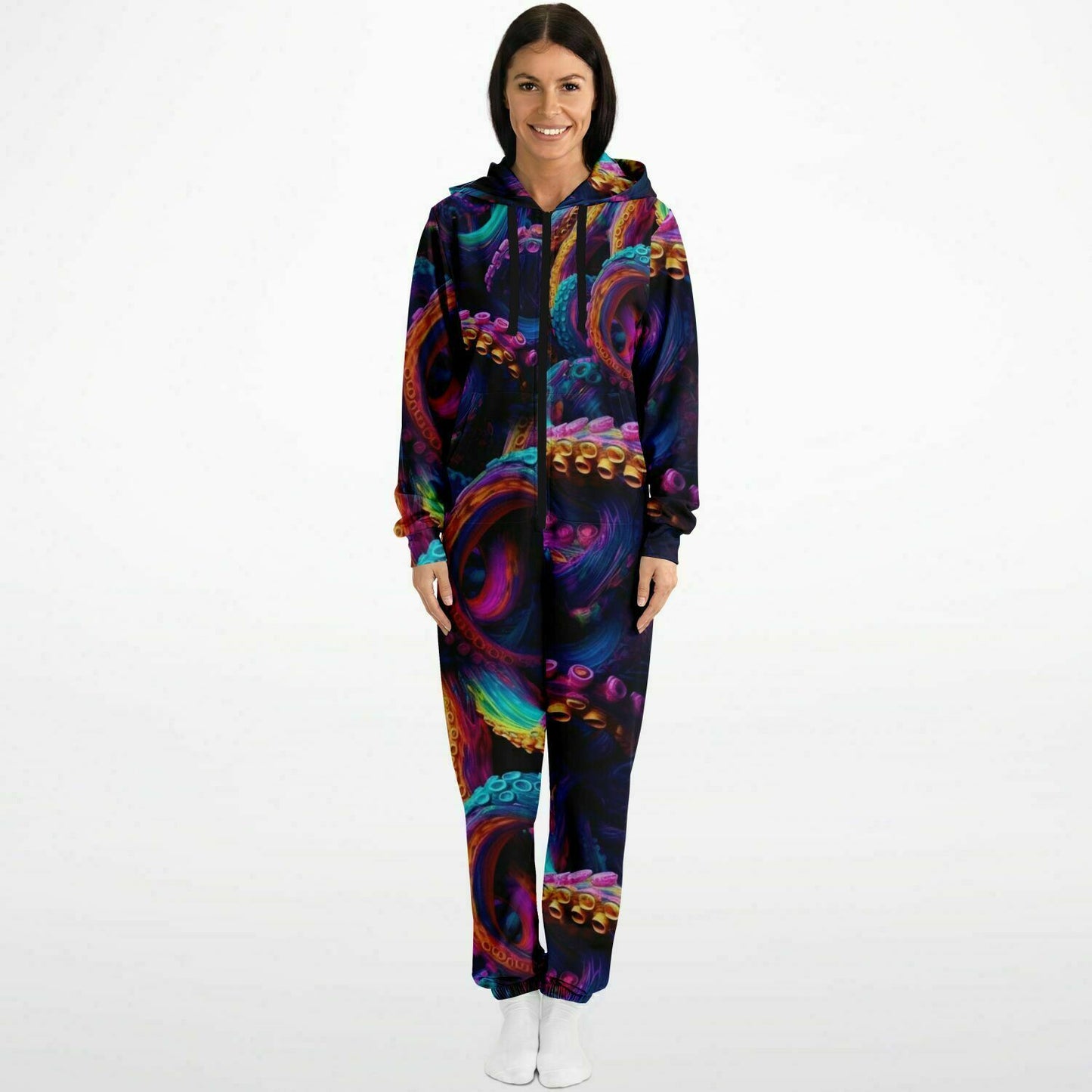 Colorful octopus Athletic Jumpsuit