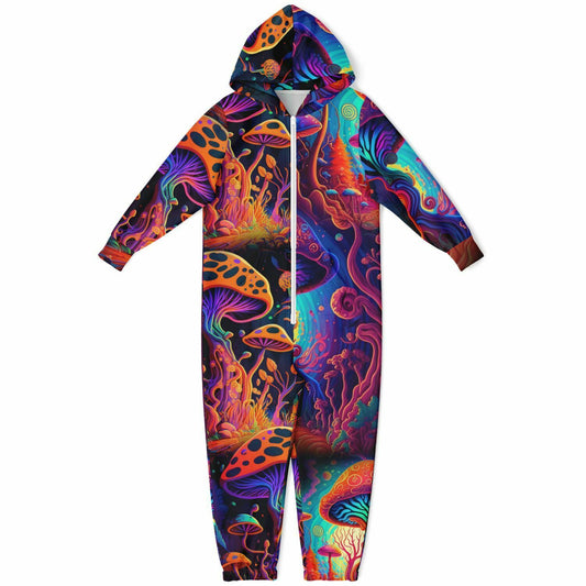 Mushrooms Effect Athletic Youth Jumpsuit