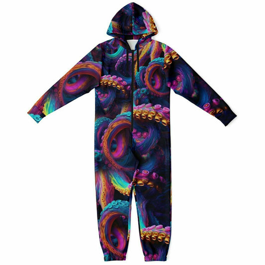 Colorful octopus Athletic Jumpsuit