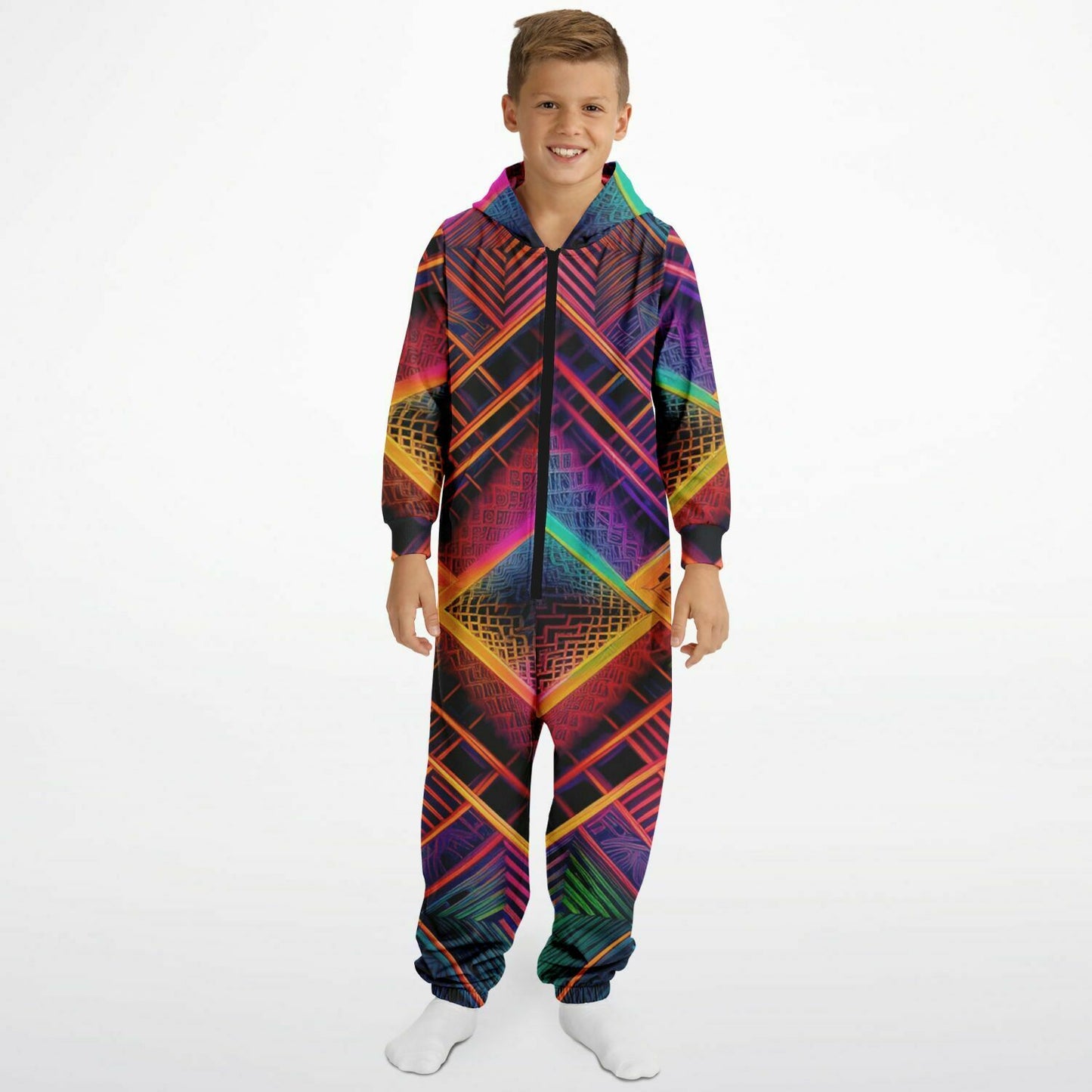 Neon Utopia Athletic Youth Jumpsuit