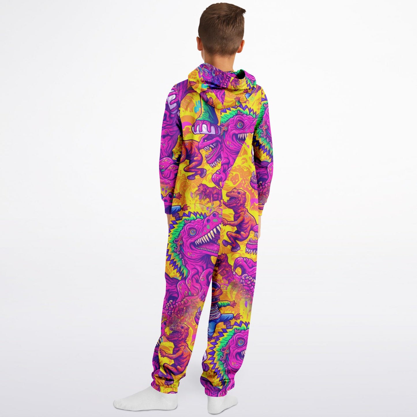 Dino Party Athletic Youth Jumpsuit