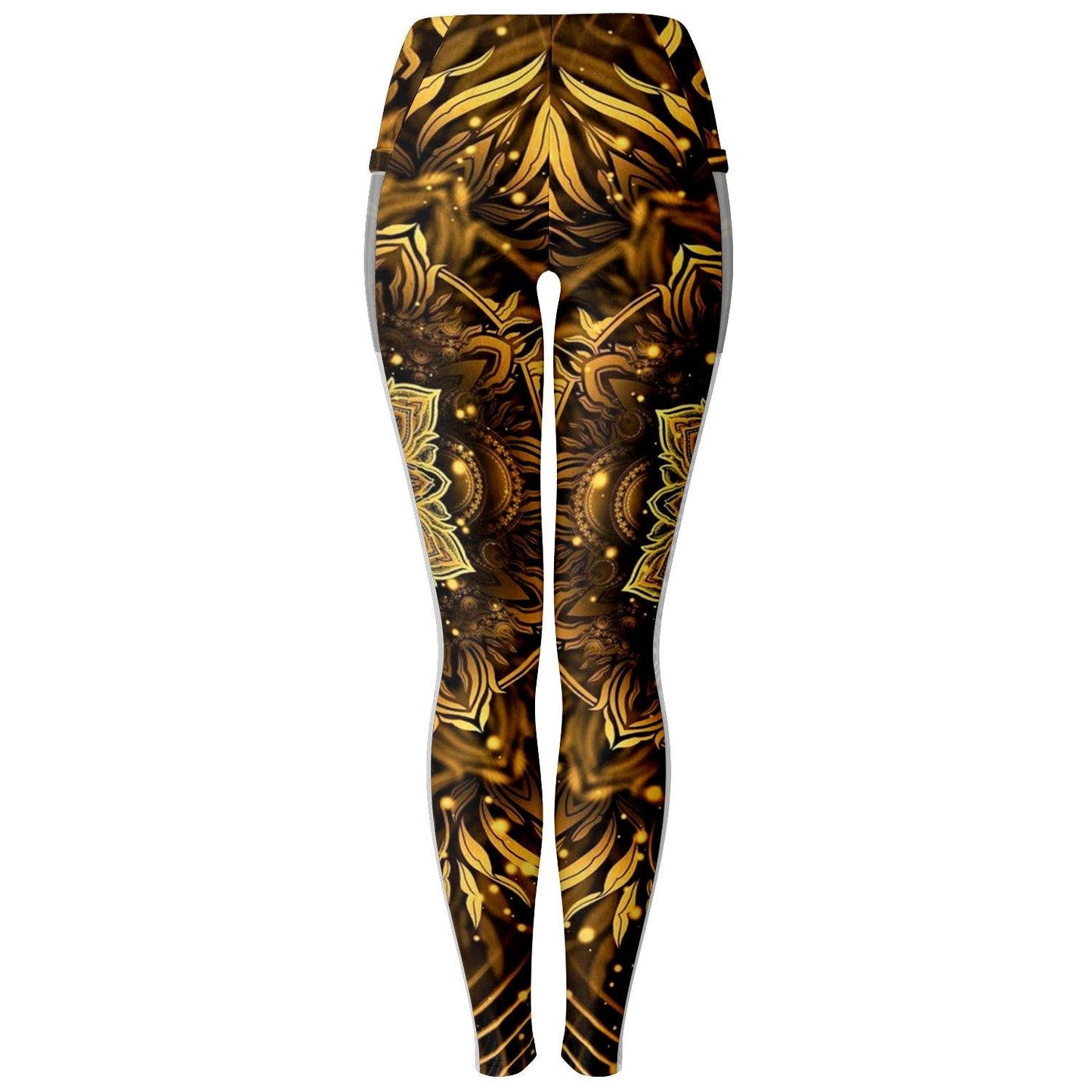 Golden Mandala Music Festival Pocket Leggins - OnlyClout