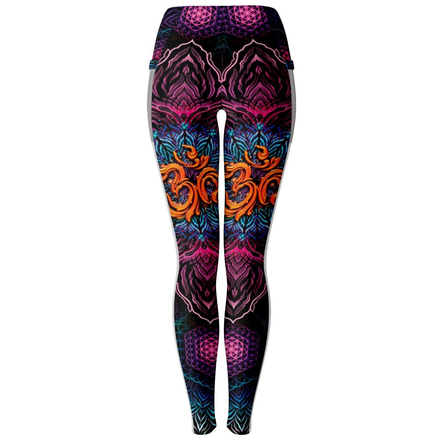 Power of Aum Music festival Pocket Leggins - OnlyClout