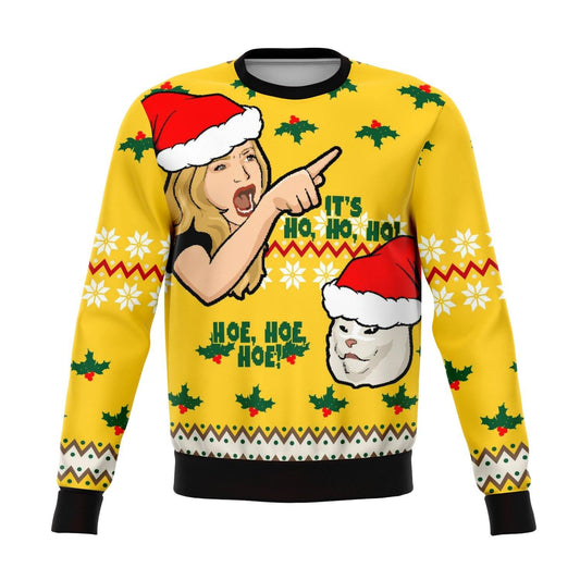 It's Hoe, Hoe, Hoe Funny Ugly Christmas Sweater - OnlyClout