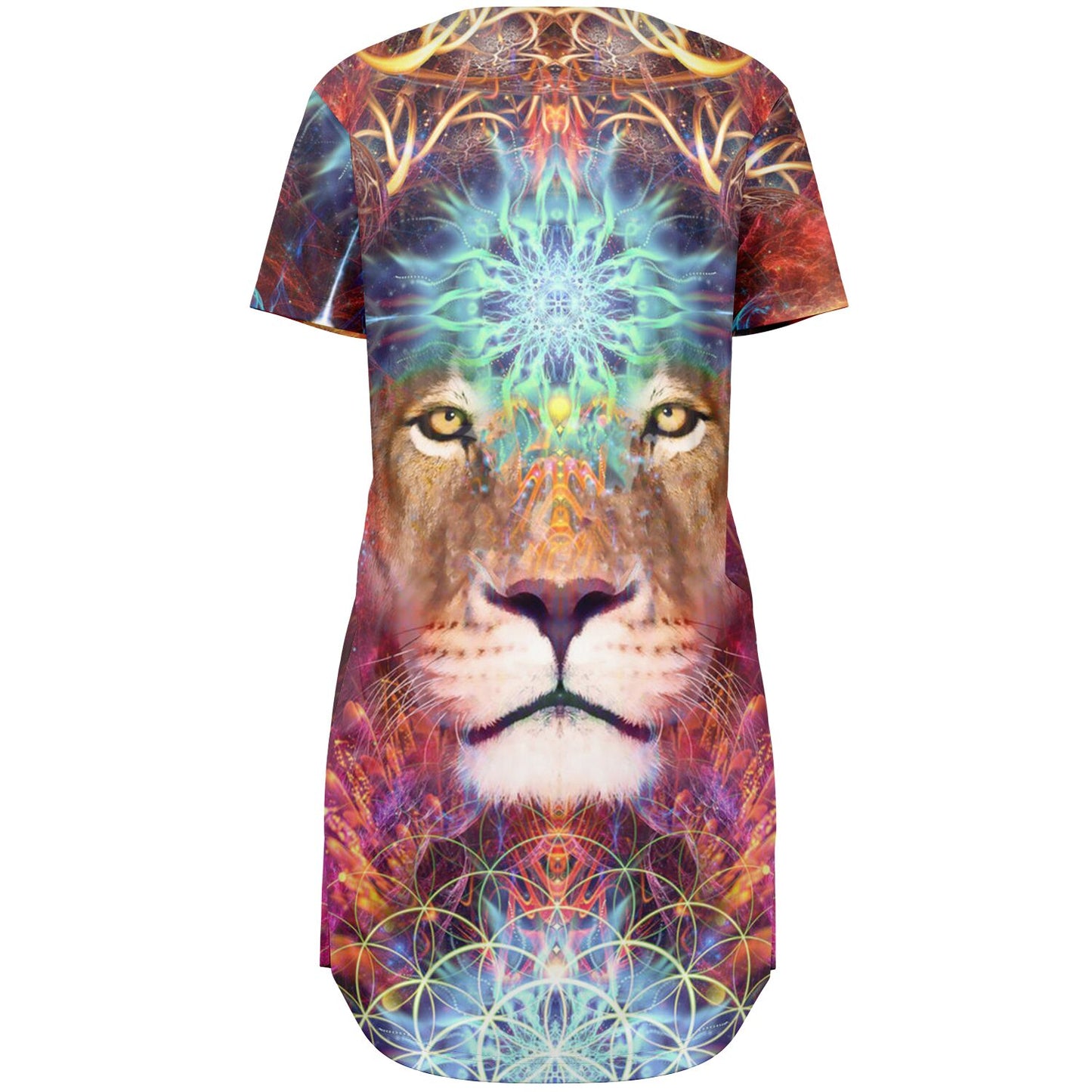 Spiritual Lion Baseball Jersey Dress