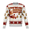 Santa Sht List Dank Ugly Christmas Sweater - OnlyClout