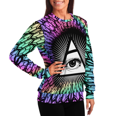 Third Eye Holographic Sweatshirt - OnlyClout