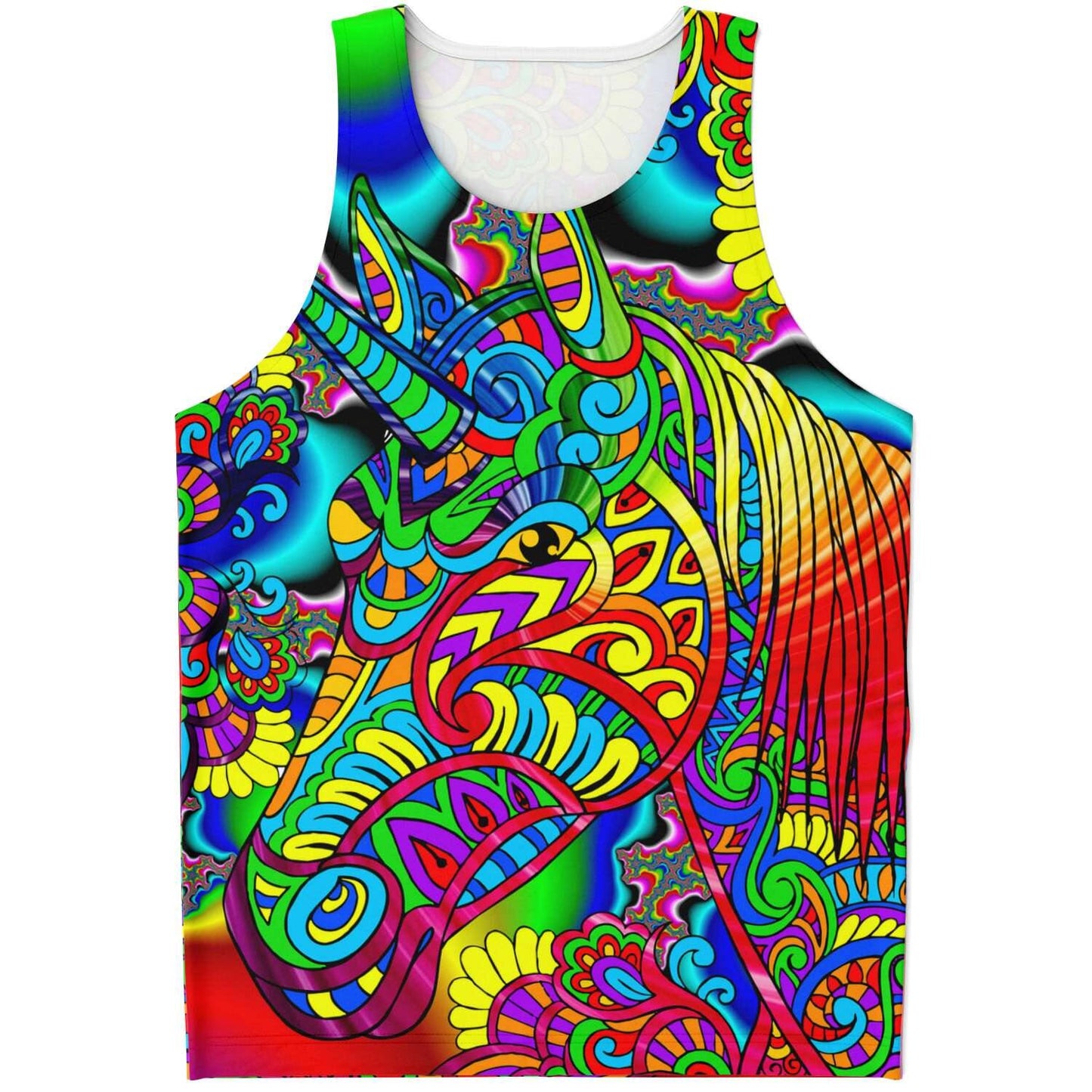 Radiant Unicorn Unisex Tank - OnlyClout