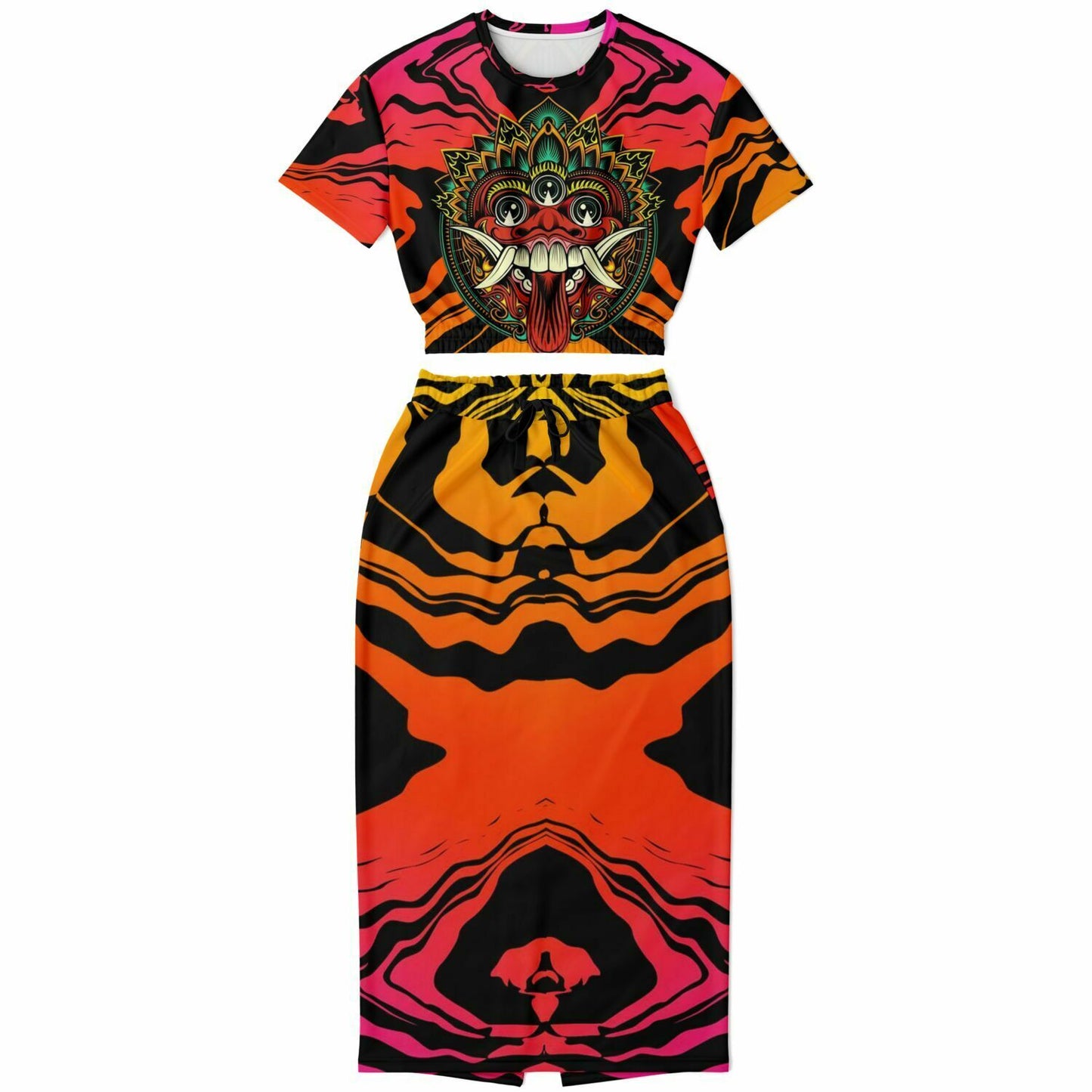 Sunset Demon Womens Full Festival Body Outfit