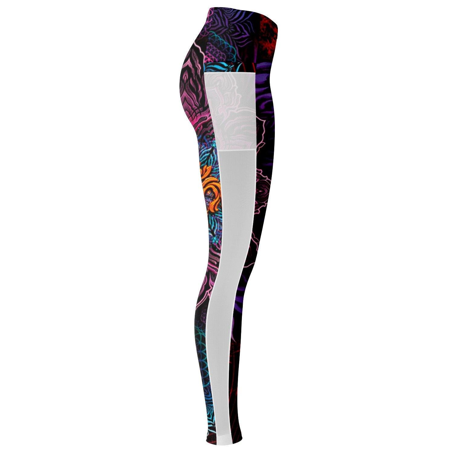 Power of Aum Music festival Pocket Leggins - OnlyClout