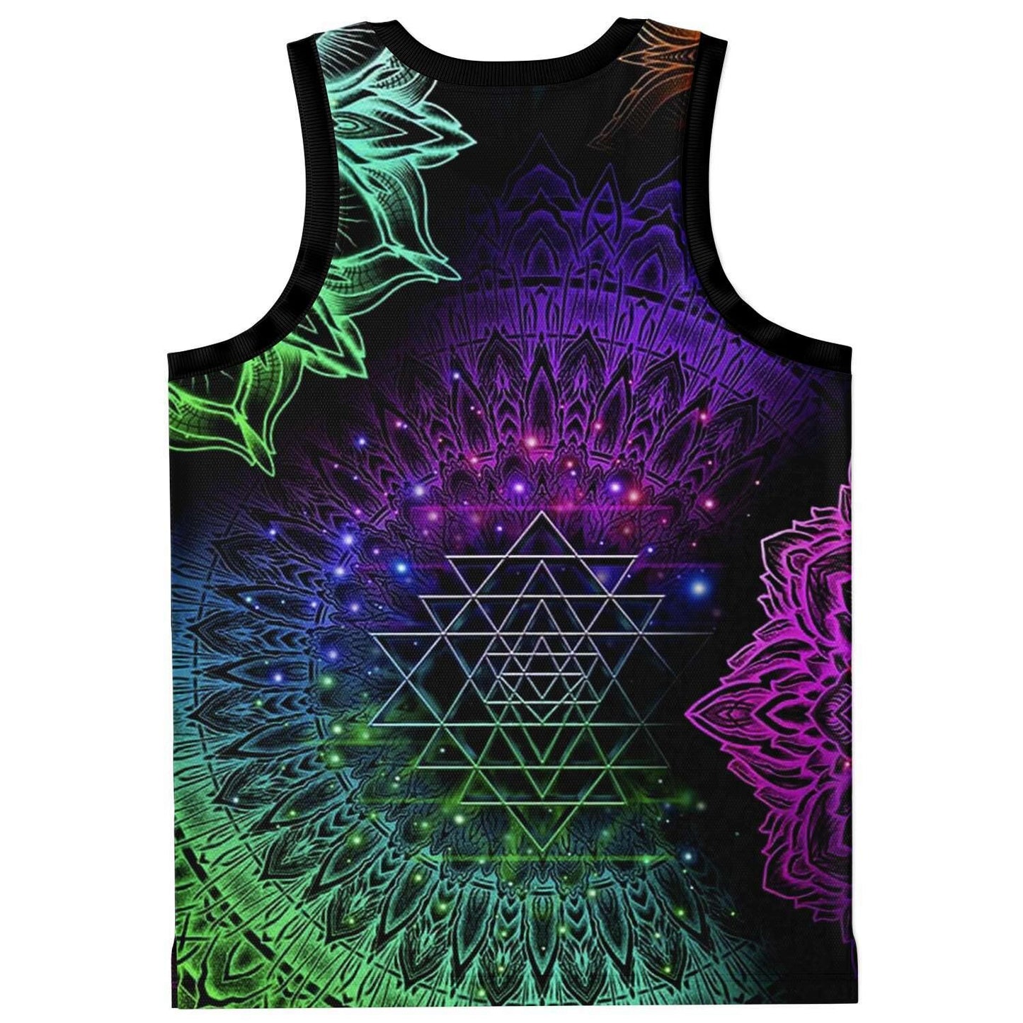 Glowing Mandala Basketball Jersey - OnlyClout