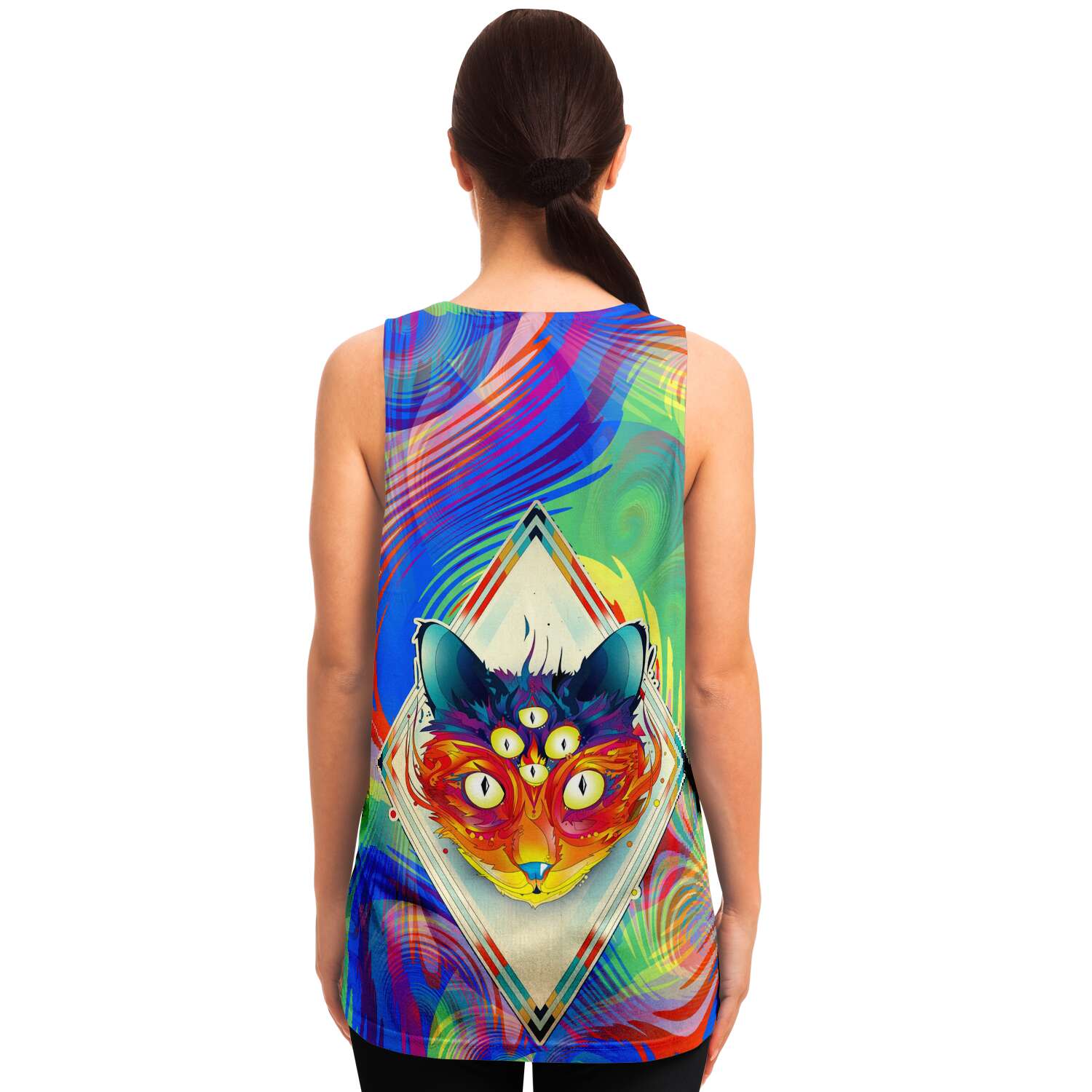 Trippy Cat Unisex Tank - OnlyClout