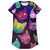 Trippy Kitty T-Shirt Dress