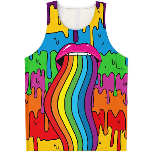 Rainbow Drip Unisex Tank - OnlyClout