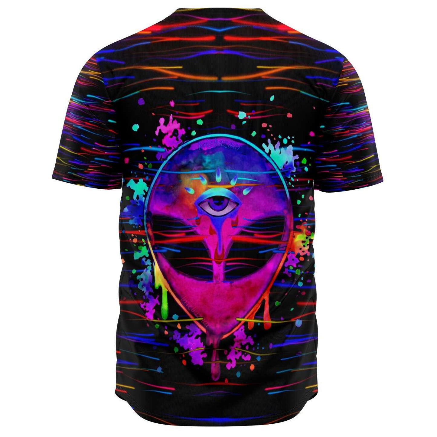 Trippy Alien Baseball Jersey - OnlyClout