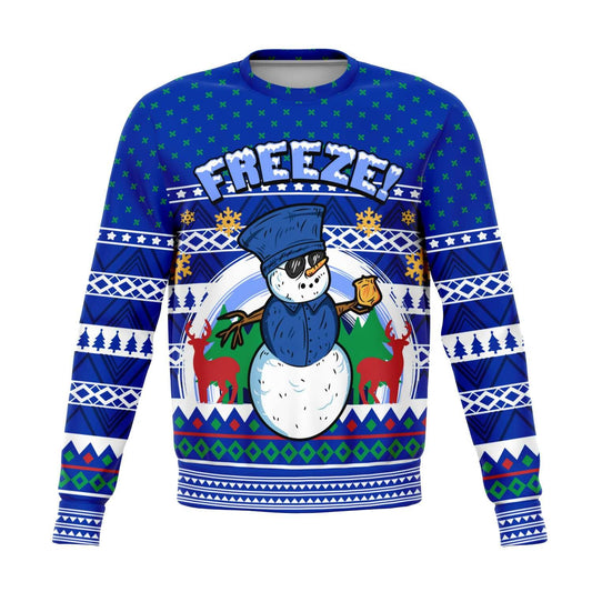  Freeze Iceman Meme Holiday Ugly Christmas Sweater, [music festival clothing], [only clout], [onlyclout]