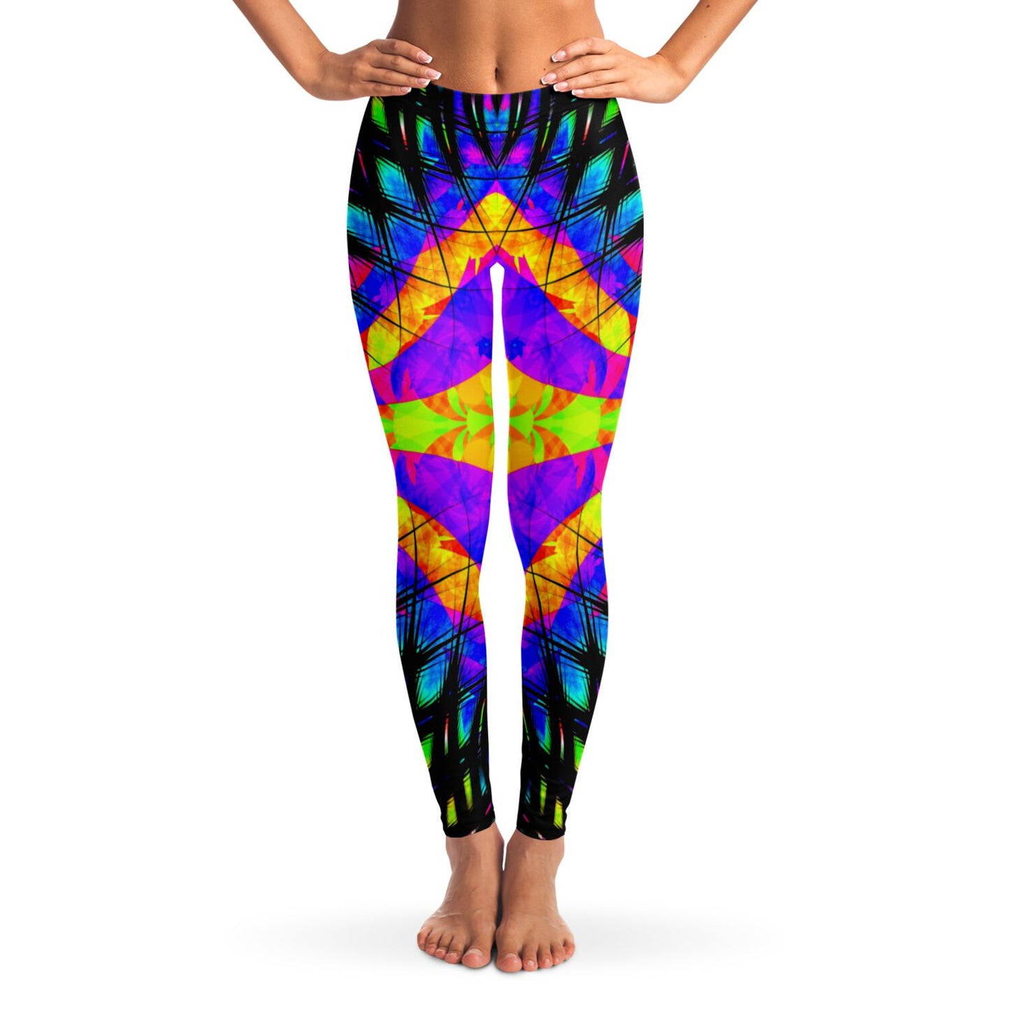 KALEIDOSCOPIC YOGA LEGGINGS