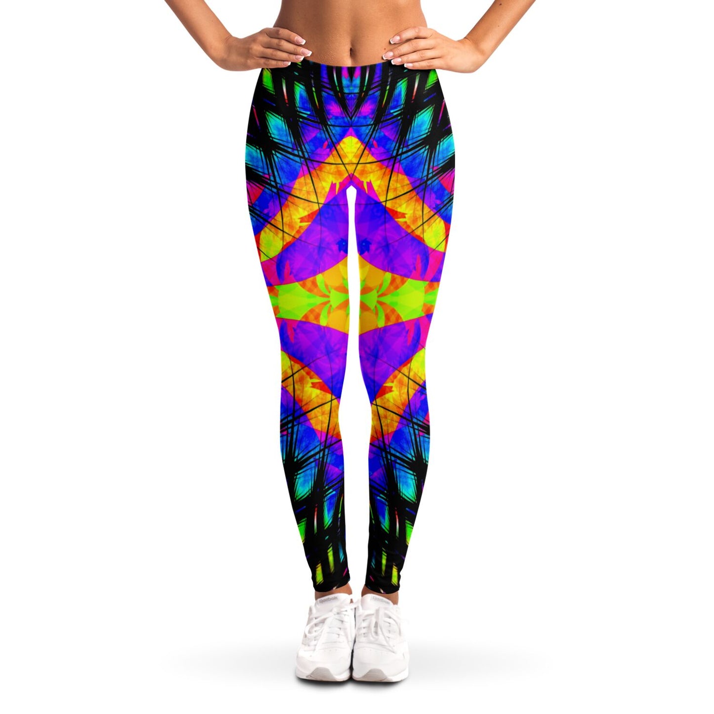 KALEIDOSCOPIC YOGA LEGGINGS