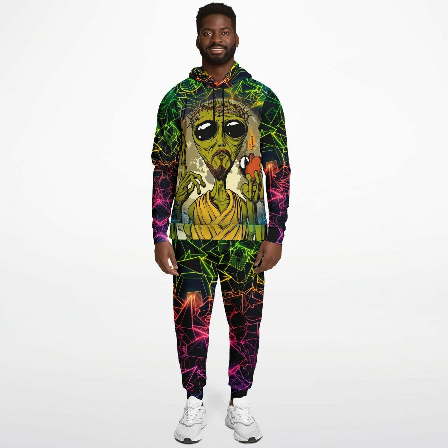 Alien Christ Trippy Full Body Festival Outfit