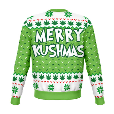 Merry Kushmas Ugly Christmas Sweater - OnlyClout