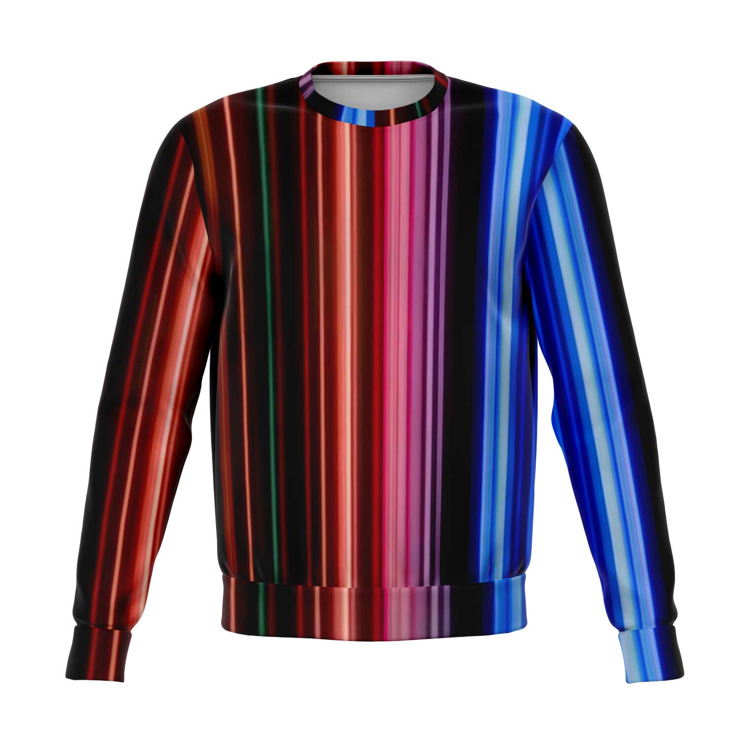 Neon Stripes 3D Unisex Sweater - OnlyClout