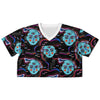  Third Eye Rave Cropped Football Jersey, [music festival clothing], [only clout], [onlyclout]