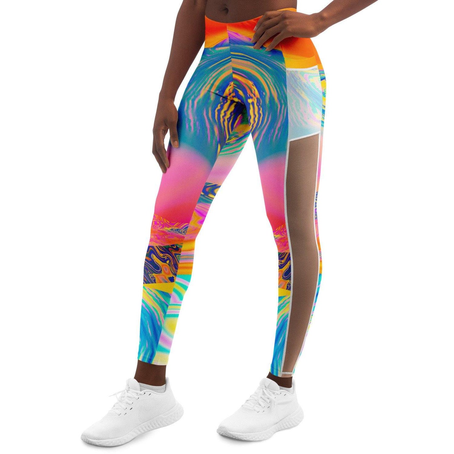 Summer Vibes Music Festival Pocket Leggins - OnlyClout