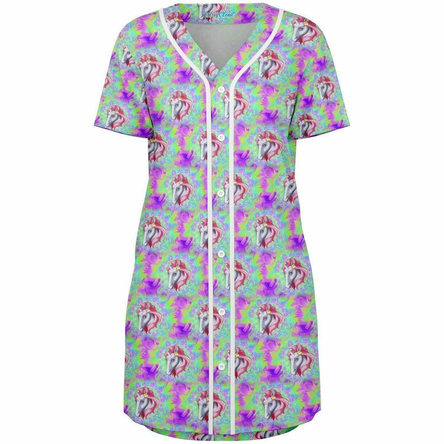 Magic Unicorn Baseball Jersey Dress