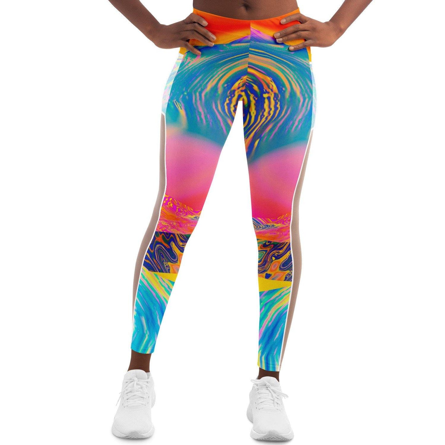 Summer Vibes Music Festival Pocket Leggins - OnlyClout