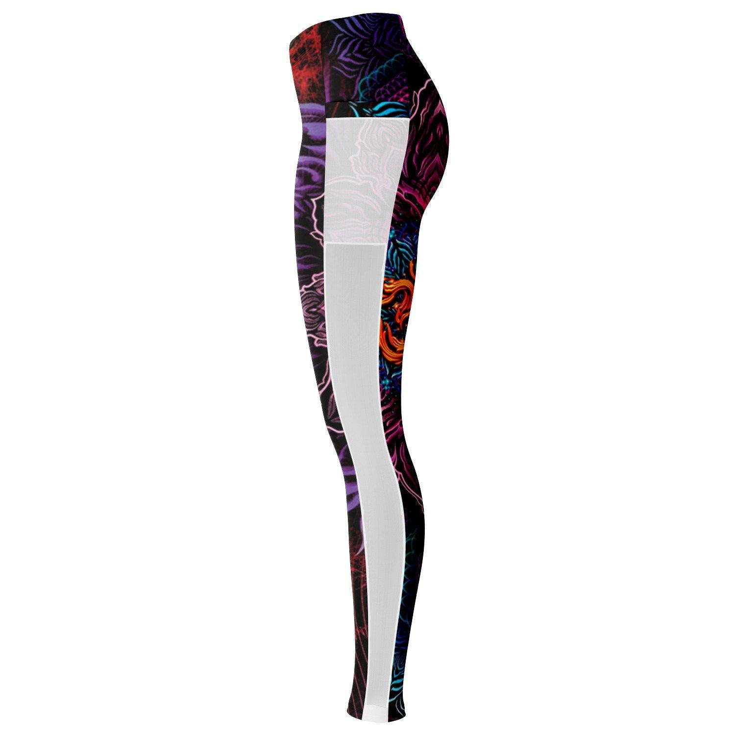 Power of Aum Music festival Pocket Leggins - OnlyClout