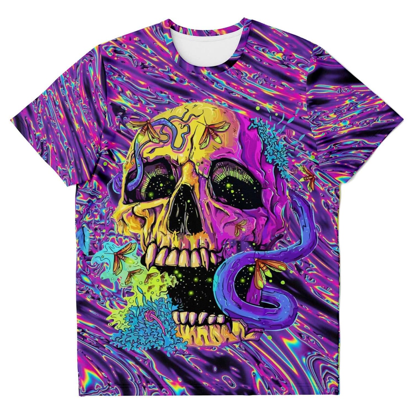 Psychedelic Skull T-Shirt - OnlyClout