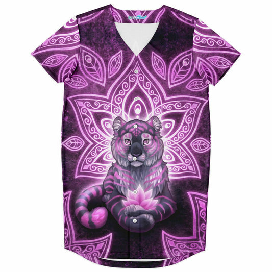 Sacral Lion Baseball Jersey Dress