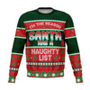Santa Naughty List Ugly Christmas Sweater