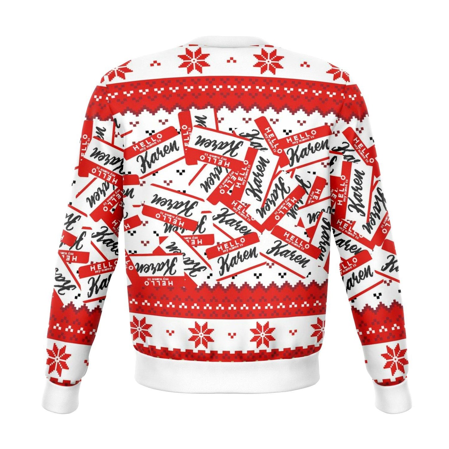 Hello My Name Is Karen Ugly Christmas Sweater - OnlyClout