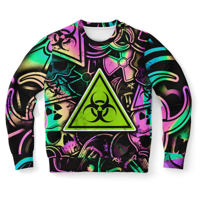 Toxic Holographic Sweatshirt - OnlyClout