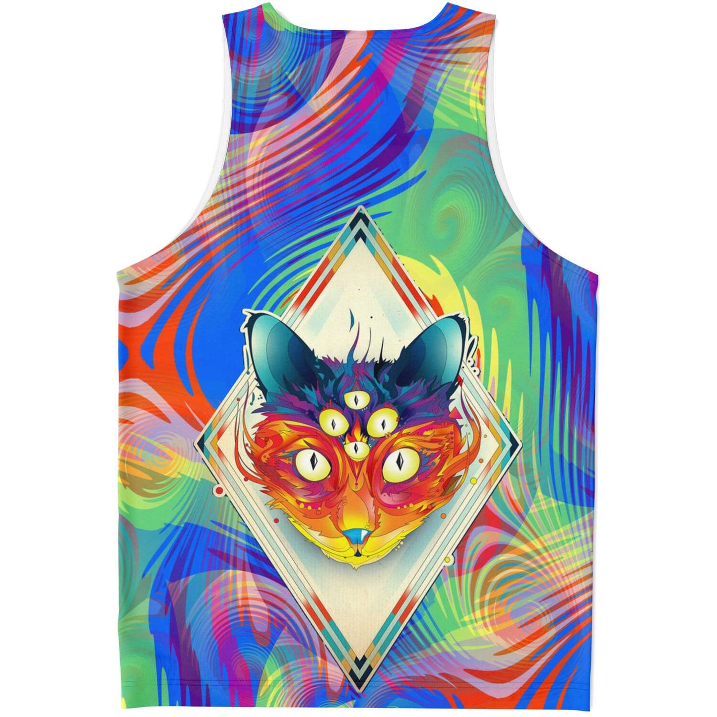 Trippy Cat Unisex Tank - OnlyClout