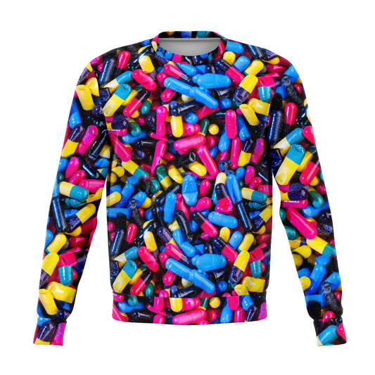 Popping Pillz 3D Unisex Sweater - OnlyClout