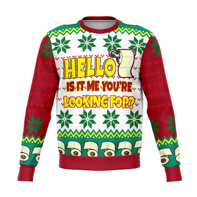 Tissue Hello Ugly Christmas Sweater - OnlyClout