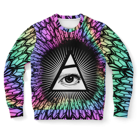 Third Eye Holographic Sweatshirt - OnlyClout