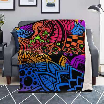 Trippy Doodle Blanket - OnlyClout