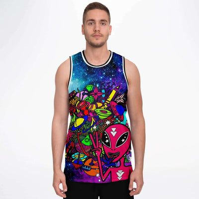 Alien Invasion Basketball Jersey - OnlyClout
