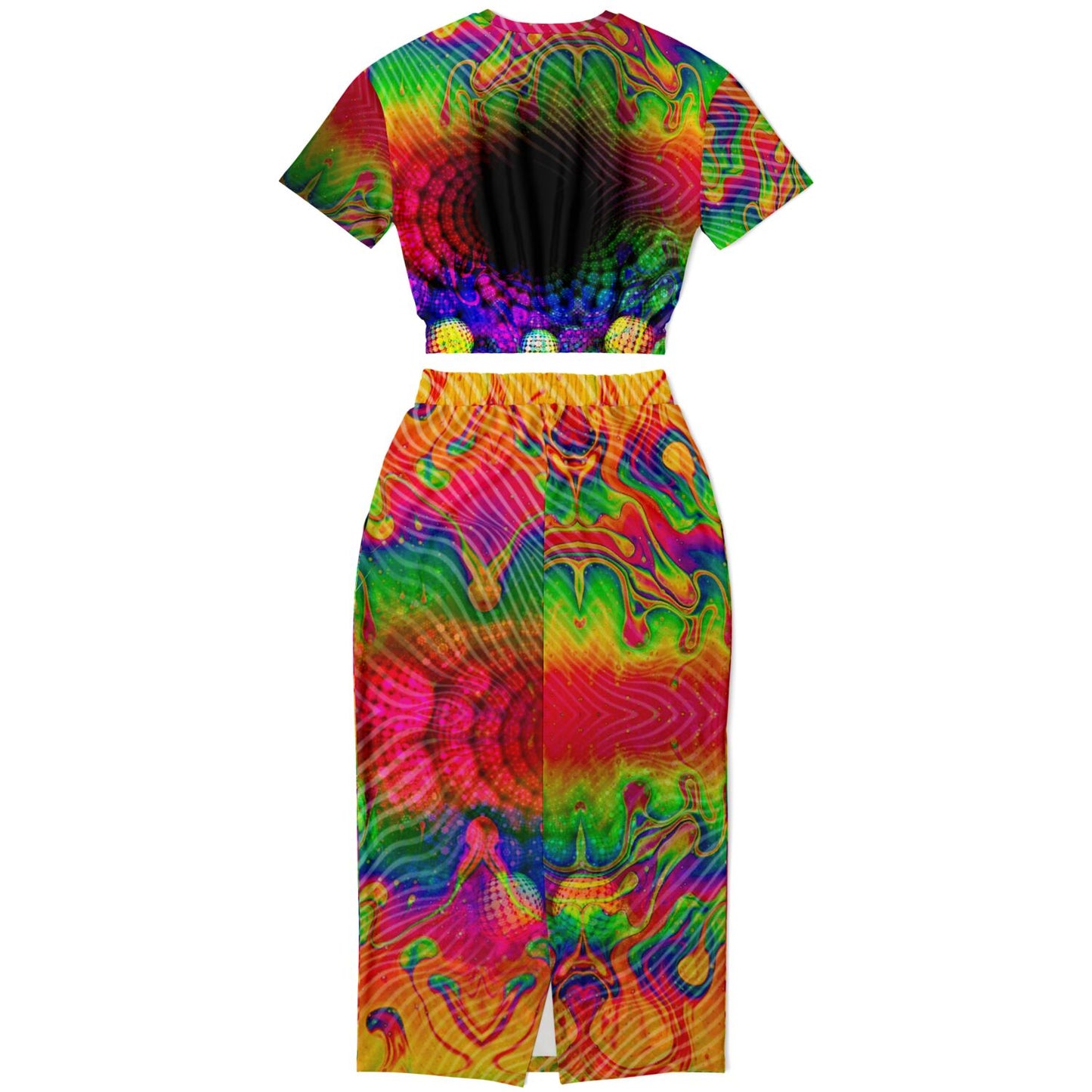 Colorful Yin Yang Womens Full Festival Body Outfit