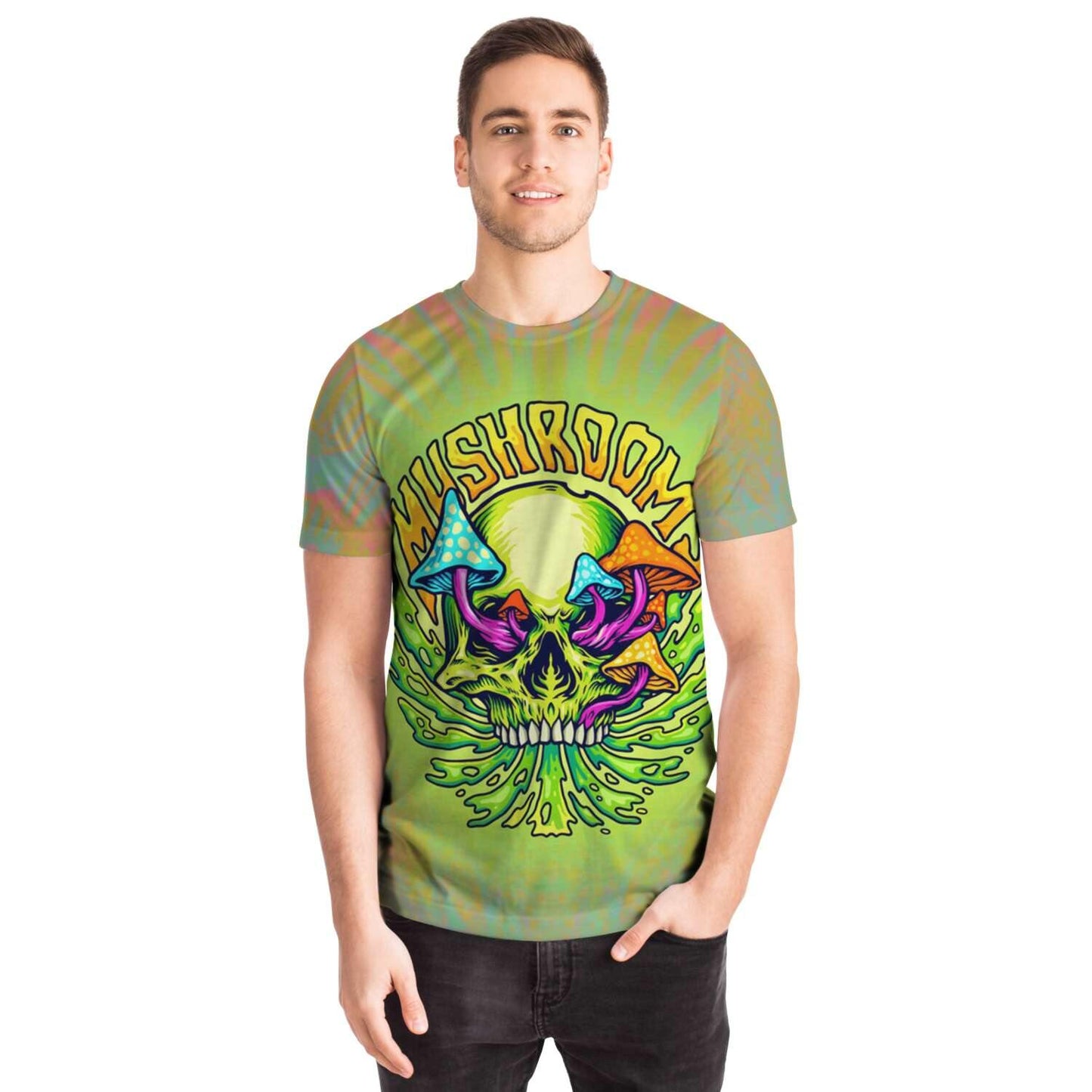 Trippy Mushrooms T-shirt - OnlyClout