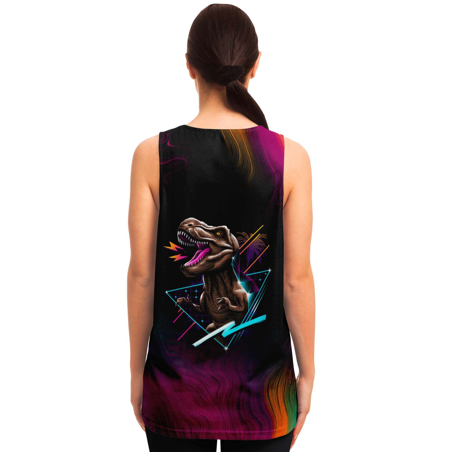 Retro Wawe Dino Unisex Tank - OnlyClout