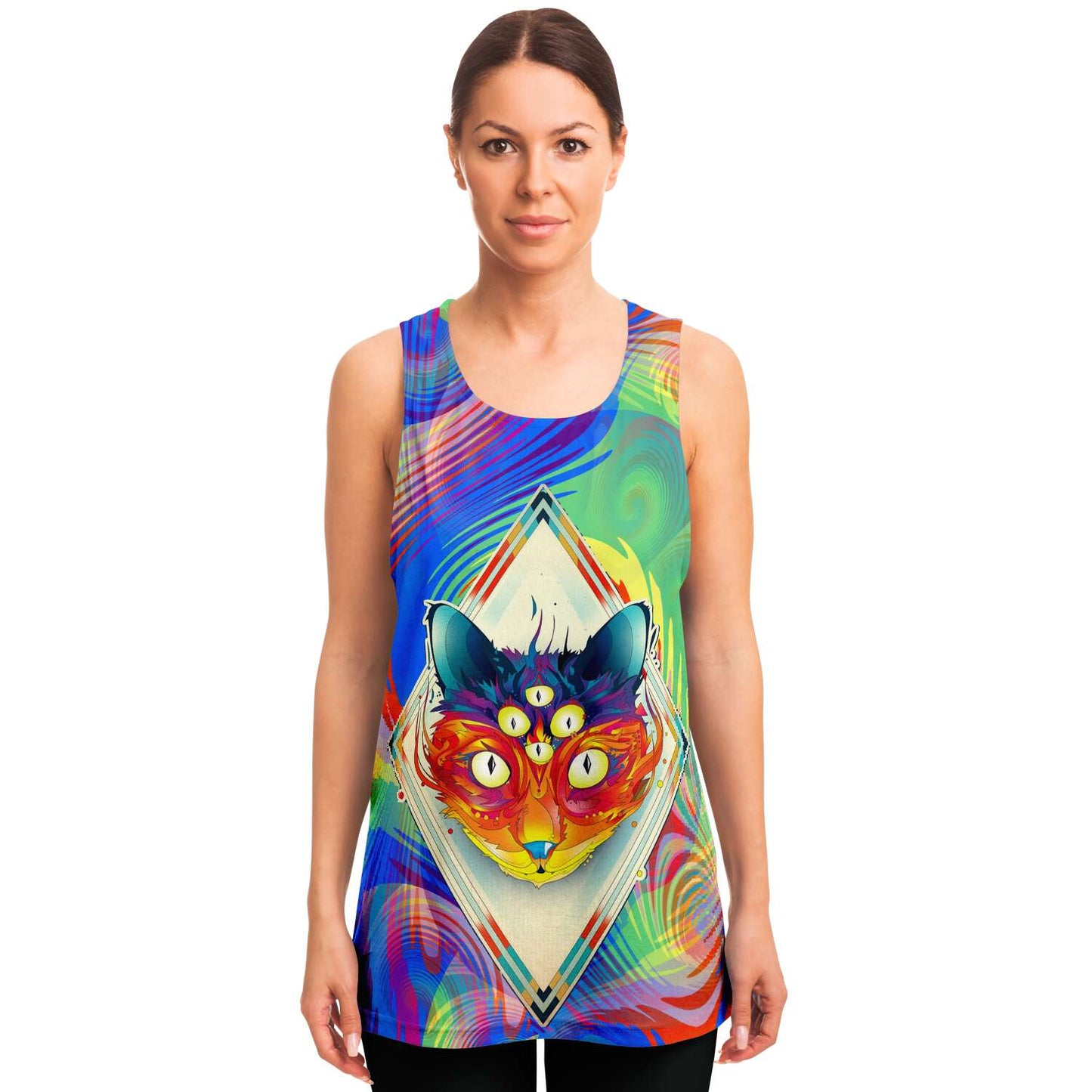 Trippy Cat Unisex Tank - OnlyClout