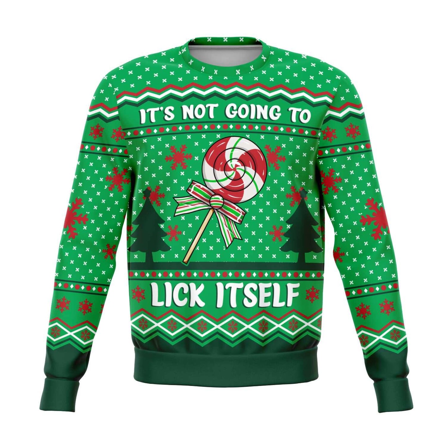  Not Gonna Lick Itself Meme  Naughty Holiday Ugly Christmas Sweater, [music festival clothing], [only clout], [onlyclout]