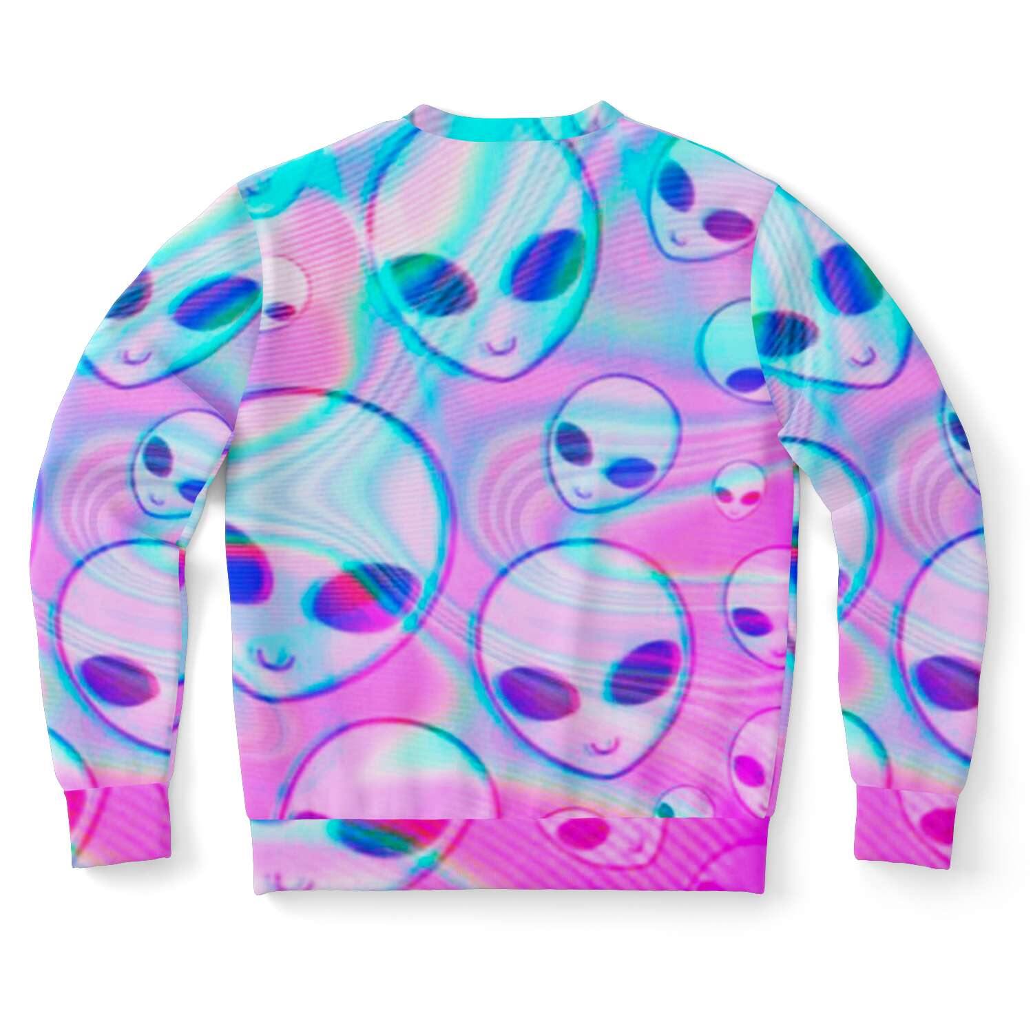 Alliens Holographic Sweatshirt - OnlyClout